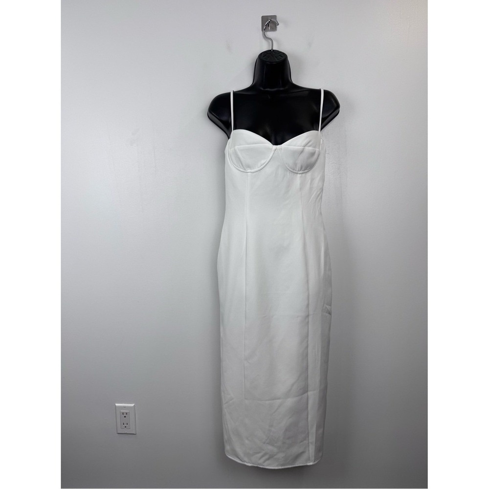 NWT Peppermayo Asling White Midi Dress Women Size‎ Small